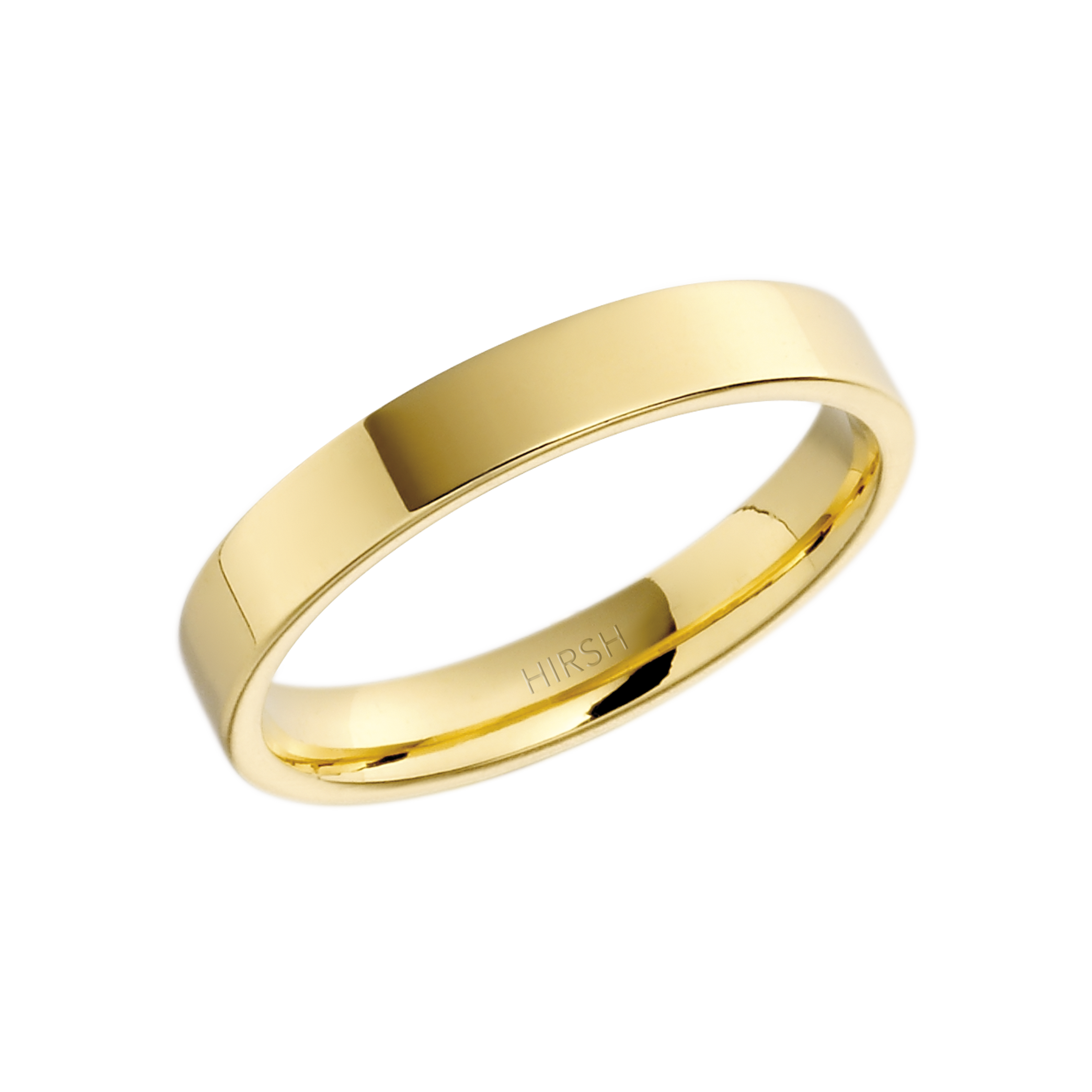 Yellow Gold Wedding Band 3mm 