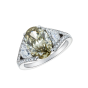 Majestic Olive Green Diamond Ring