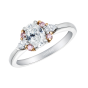 Papillon Diamond and Pink Diamond Ring