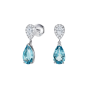 Burlington Aquamarine and Diamond Earrings
