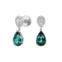 Burlington Lagoon Tourmaline and Diamond Earrings