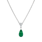 Connaught Emerald and Diamond Pendant