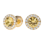Regal Yellow Sapphire Earrings