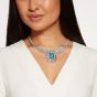 Art deco aquamarine and diamond necklace