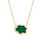 Cloud 9 Malachite and Diamond Pendant