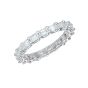 Eternity Ring with Emerald Cut Diamonds