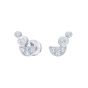 Fizz Ear Climber Diamond Earrings 