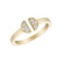 Fizz Single Motif Open Diamond Ring 