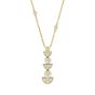 Fizz Triple Drop Diamond Pendant