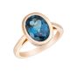 Venus Greenish-blue Tourmaline Ring