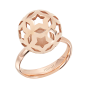 Celestial Lyra Rose Gold Ring