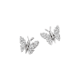 Flutter White Gold and Diamond Earrings