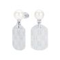 Kente White Pearl Earrings – Ozwald Boateng X Hirsh 
