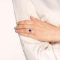 Regal Sapphire and Diamond Ring
