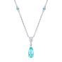 Wallace Paraíba Tourmaline and Diamond Pendant