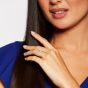 Reflection Ring with Princess Cut Diamond