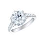 Reflection Round Diamond Ring