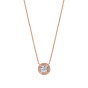Regal Pink and White Diamond Pendant