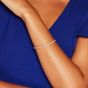 Large Diamond Advantage Bracelet in Rose Gold