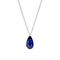 Solitaire Pear Shape Sapphire Pendant