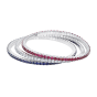 Large Advantage Bracelet Set in Sapphire, Diamond and Ruby