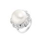 South Sea Pearl and Diamond Ring