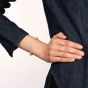 Story Yellow Gold Diamond Bangle
