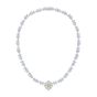 Chrysanthemum Yellow and White Diamond Necklace