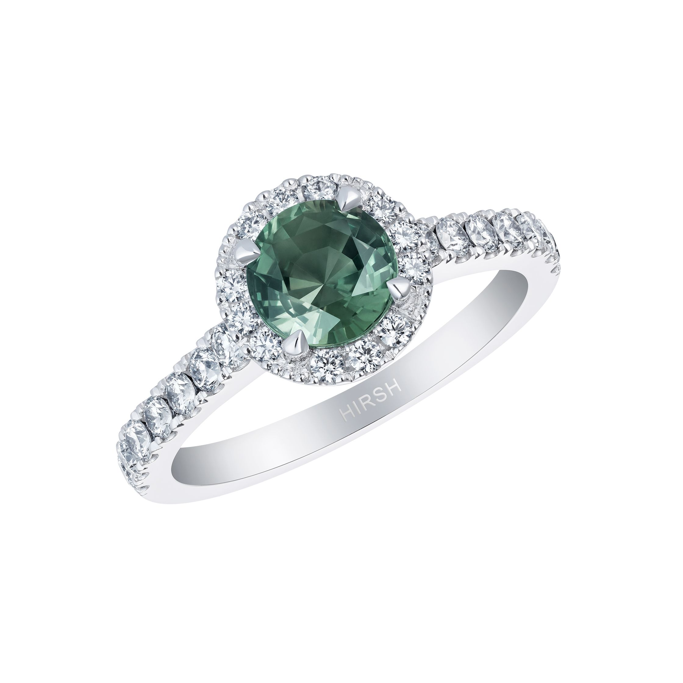 Rare Natural Alexandrite and Diamond Ring 1.08 Carats London