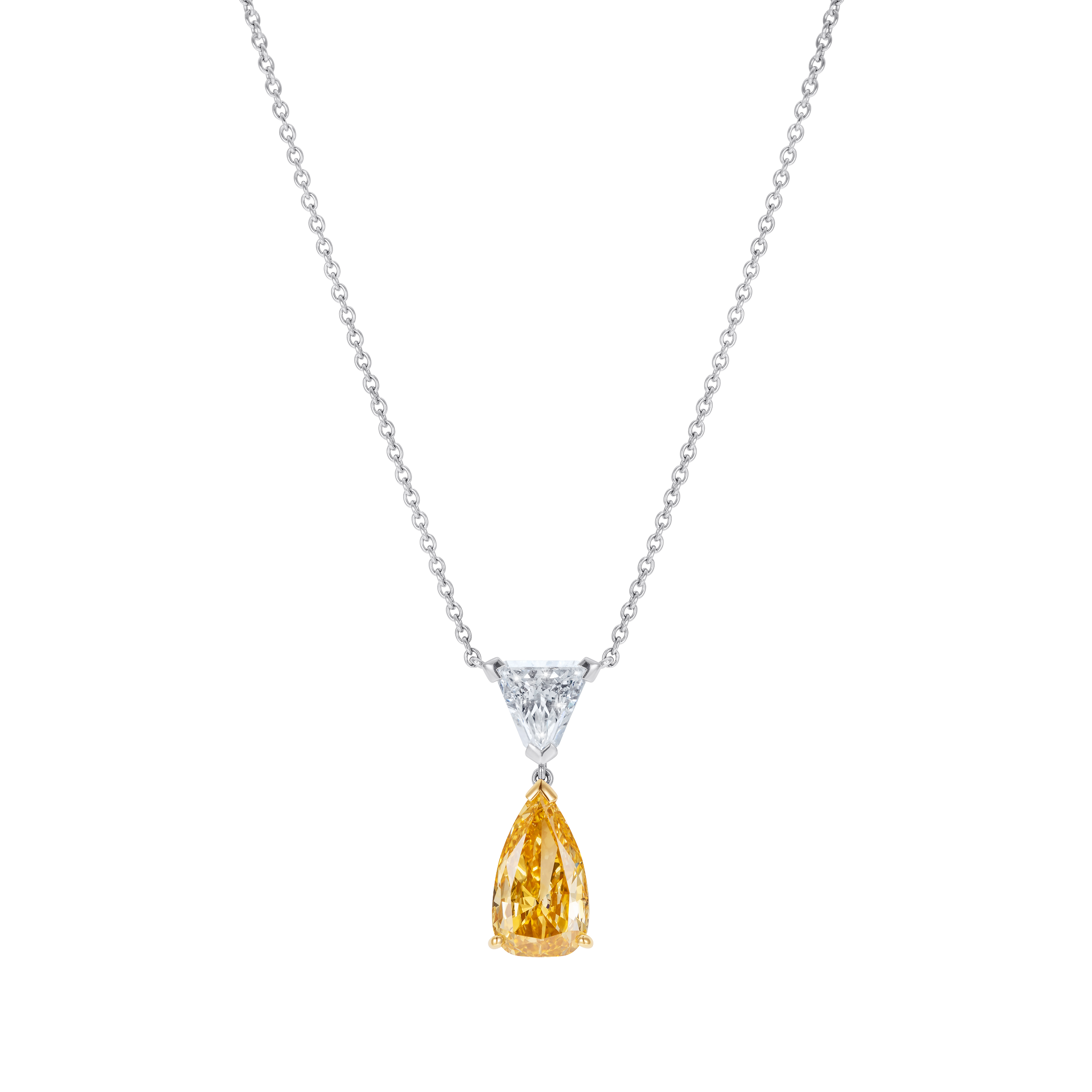 Fancy diamond pendant hotsell