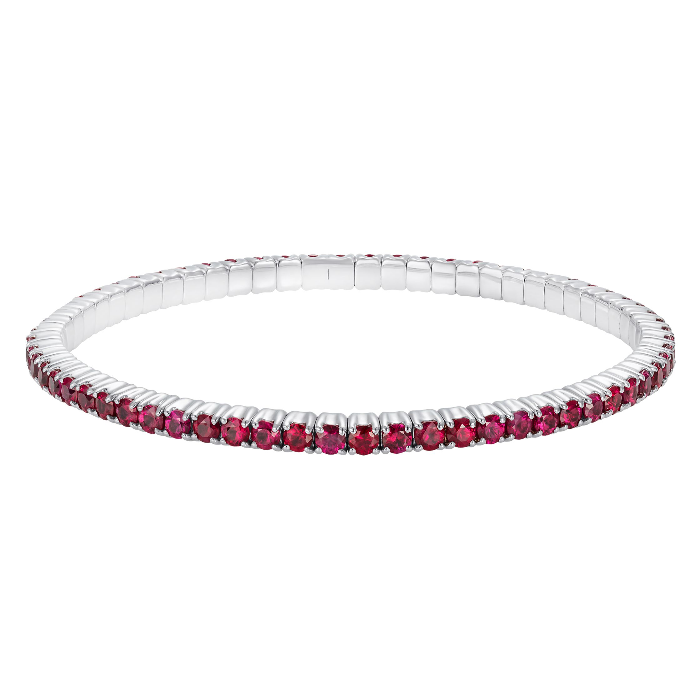 White gold and ruby bracelet cheap