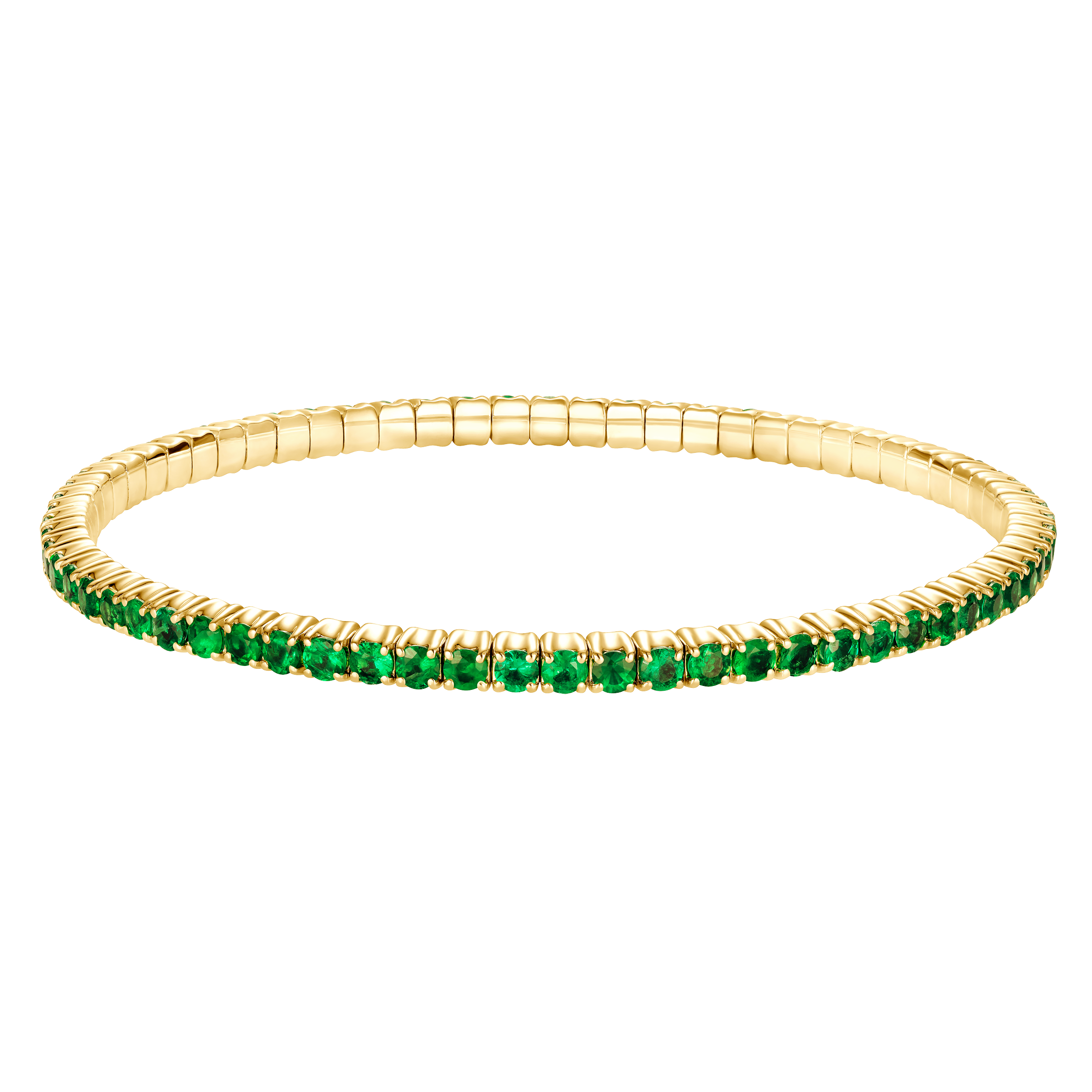 Antique Art Deco Natural Emerald & Diamond Bracelet Platinum-hdcinema.vn