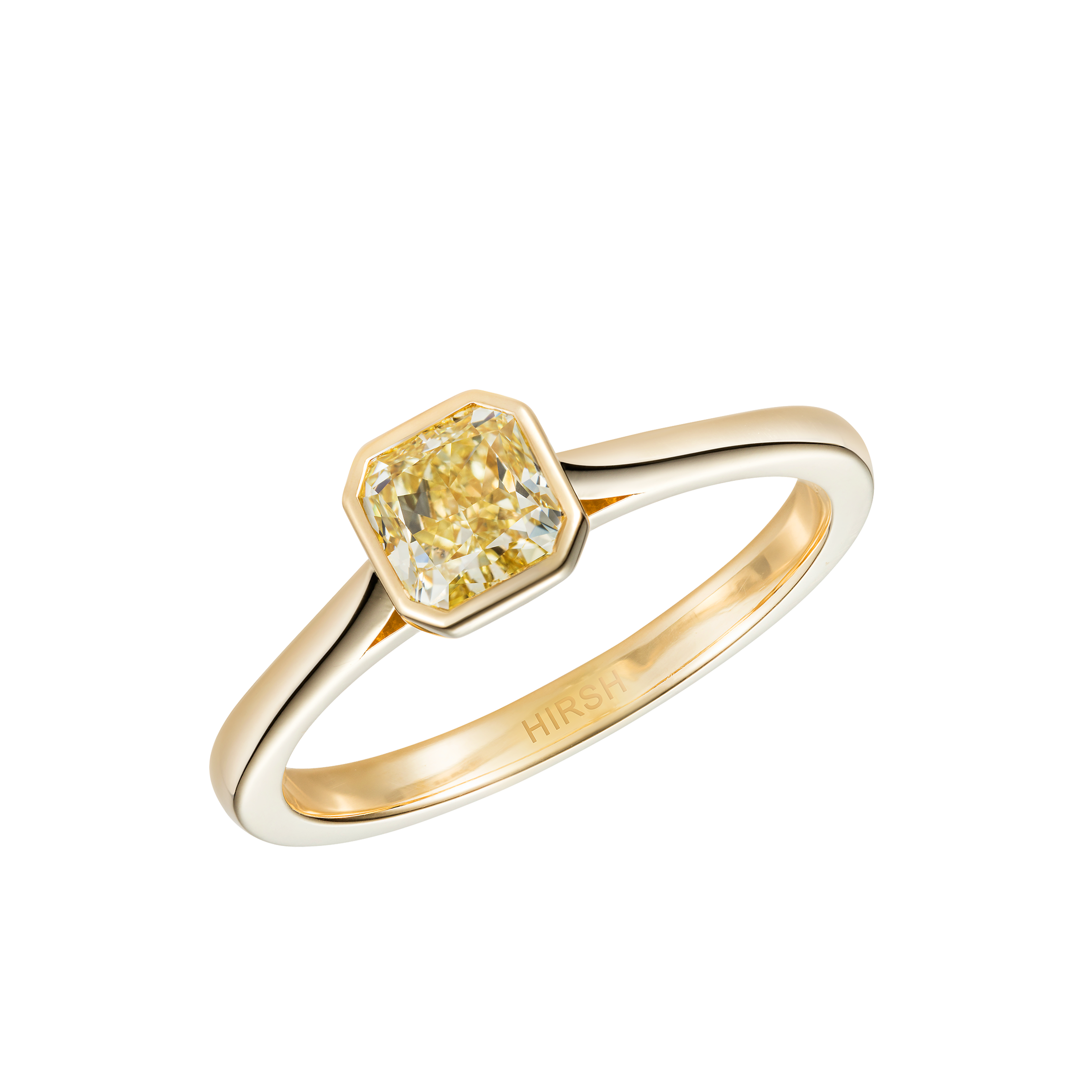 Yellow shop diamond solitaire