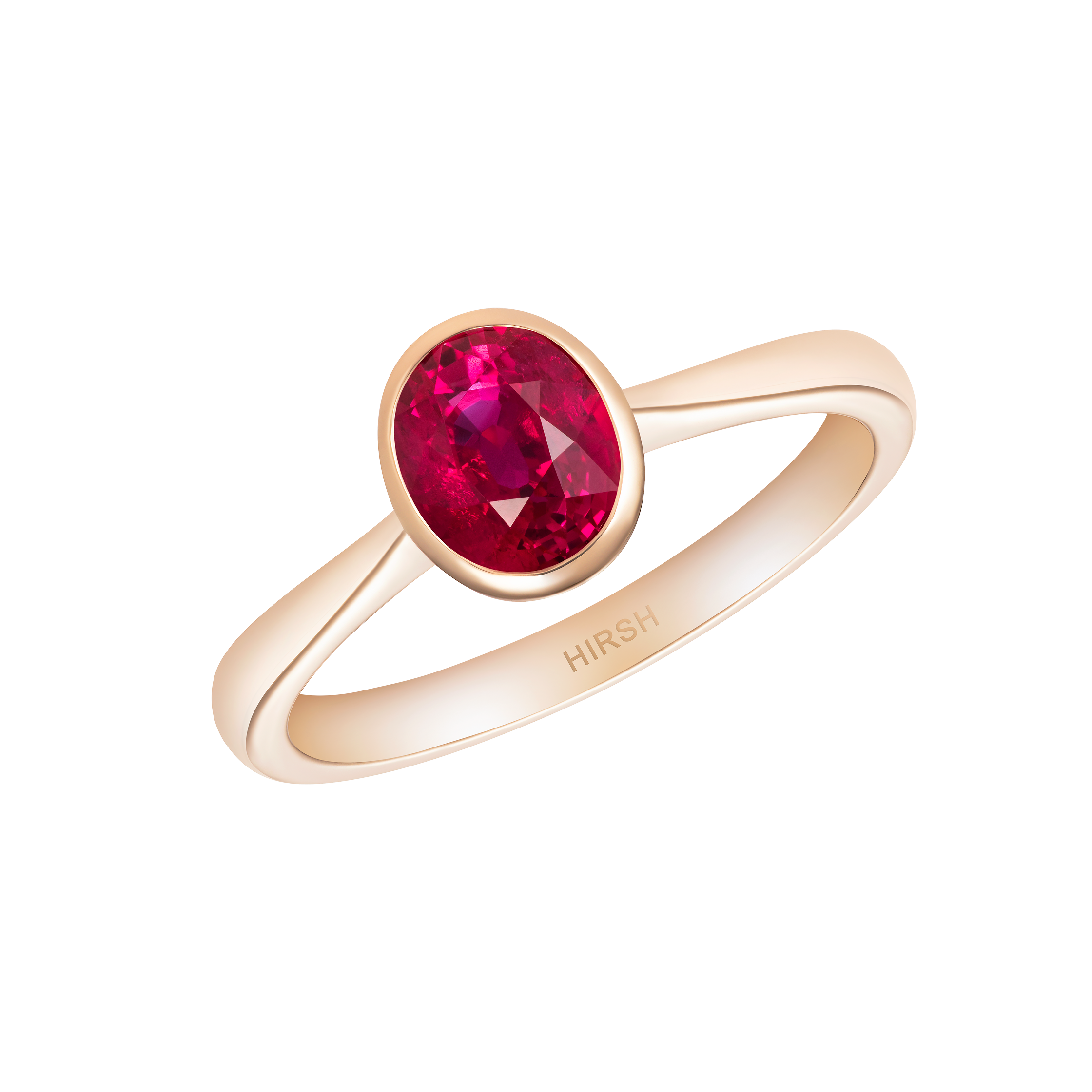 3Ct Oval Cut Red Ruby Diamond Solitaire Engagement Ring 14K Yellow Gold  Finish | eBay