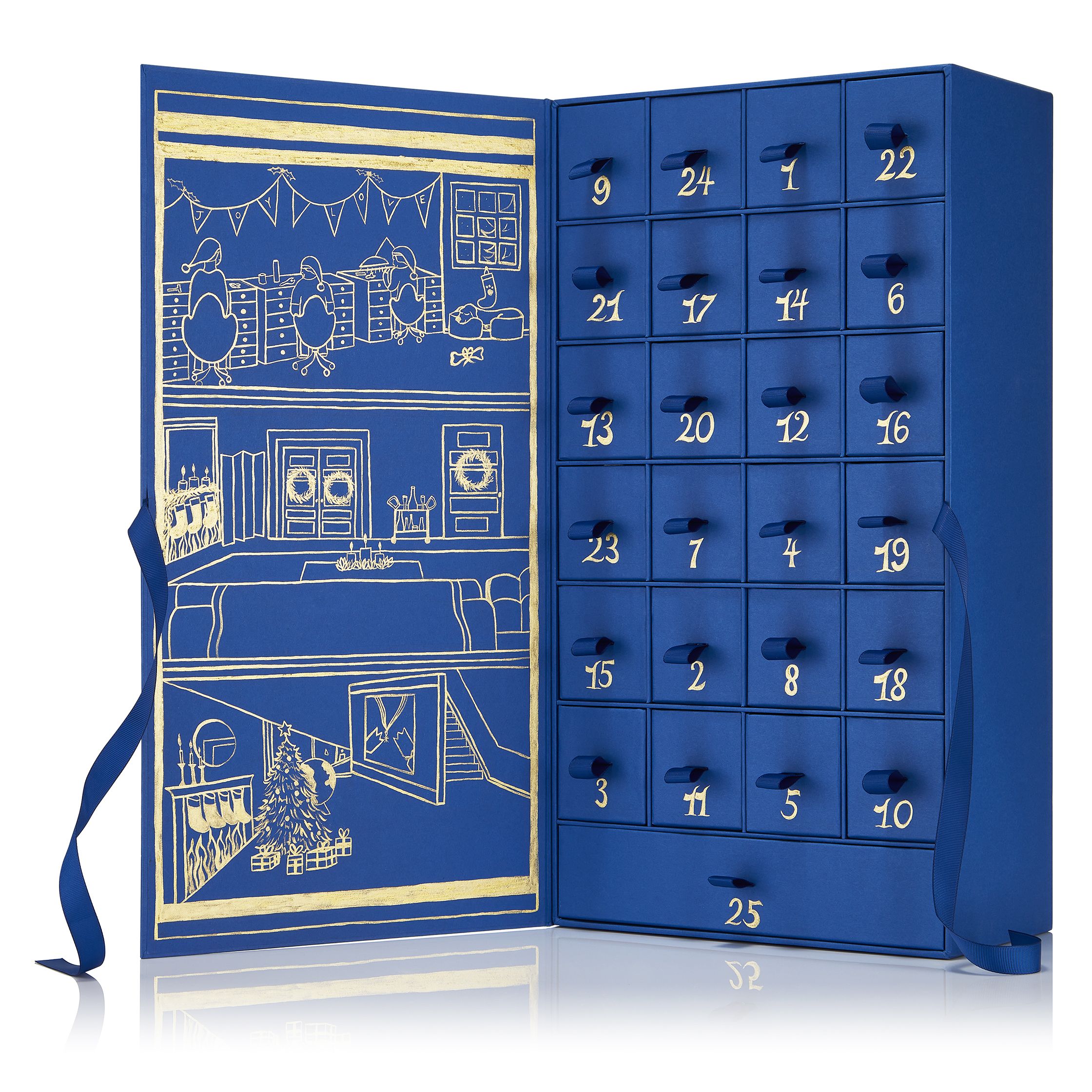 Luxury Advent Calendar Hand Painted 46 Conduit Street London
