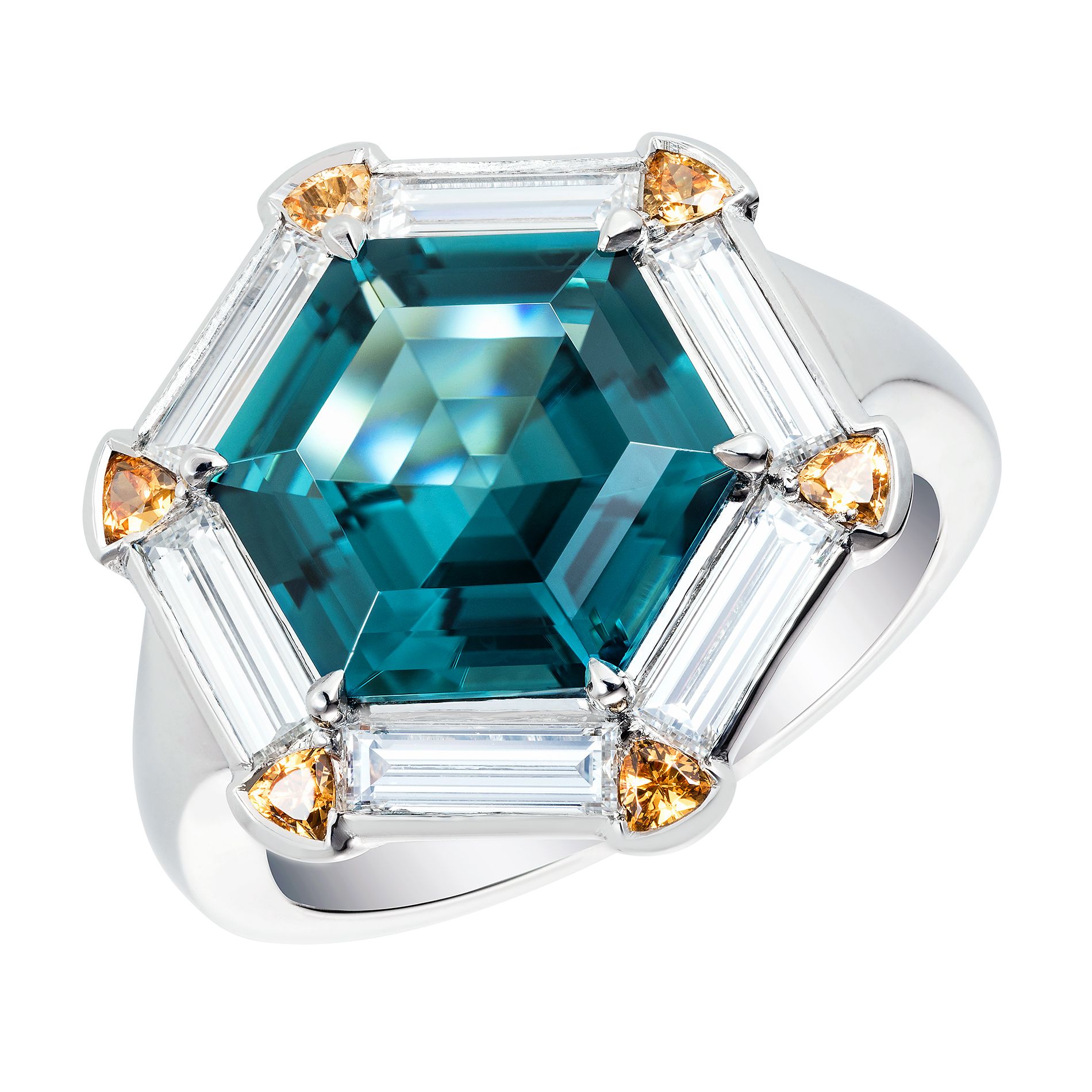 5.10 ct Indicolite Tourmaline Ring | Wabby's Jewels & Gems