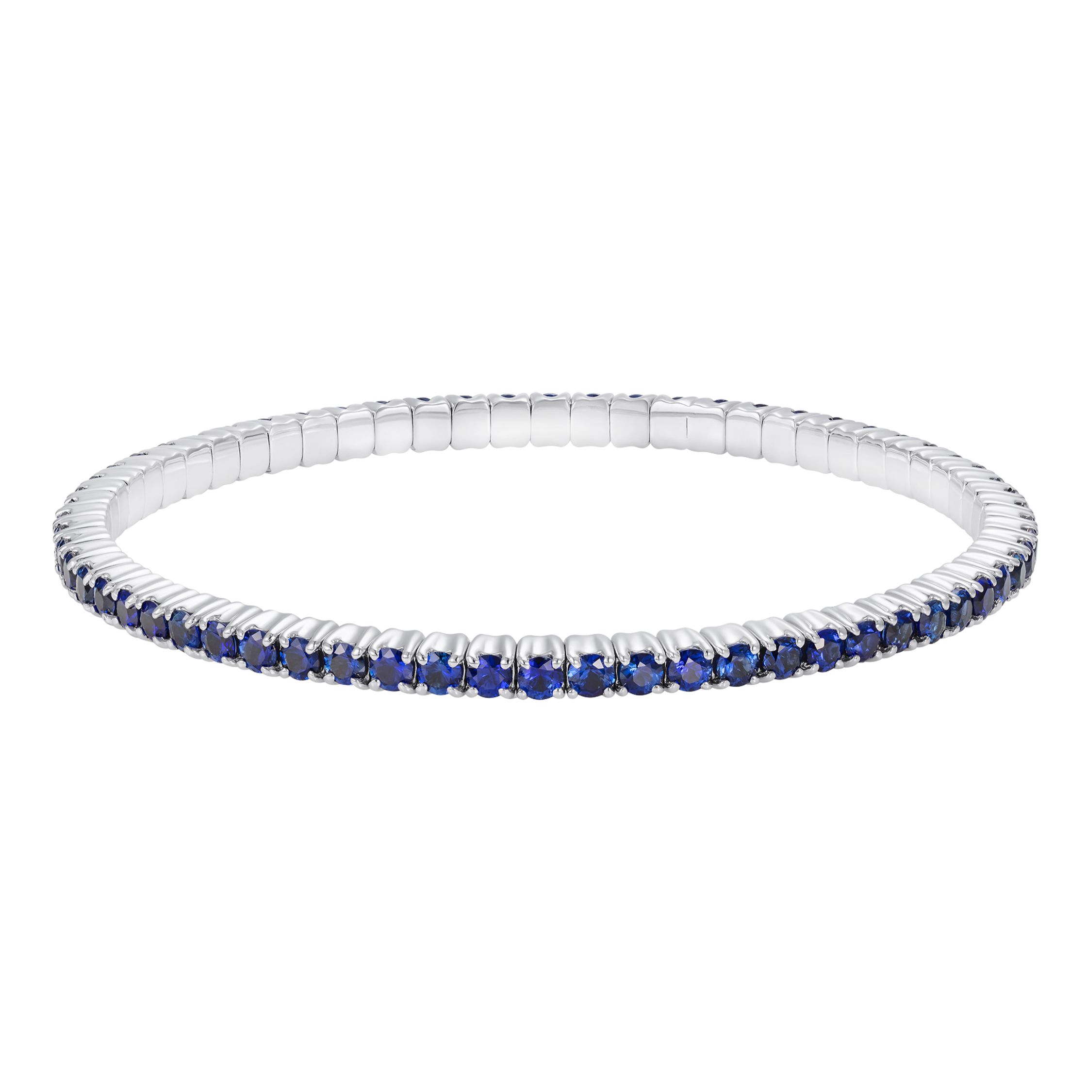 White gold sales sapphire bracelet