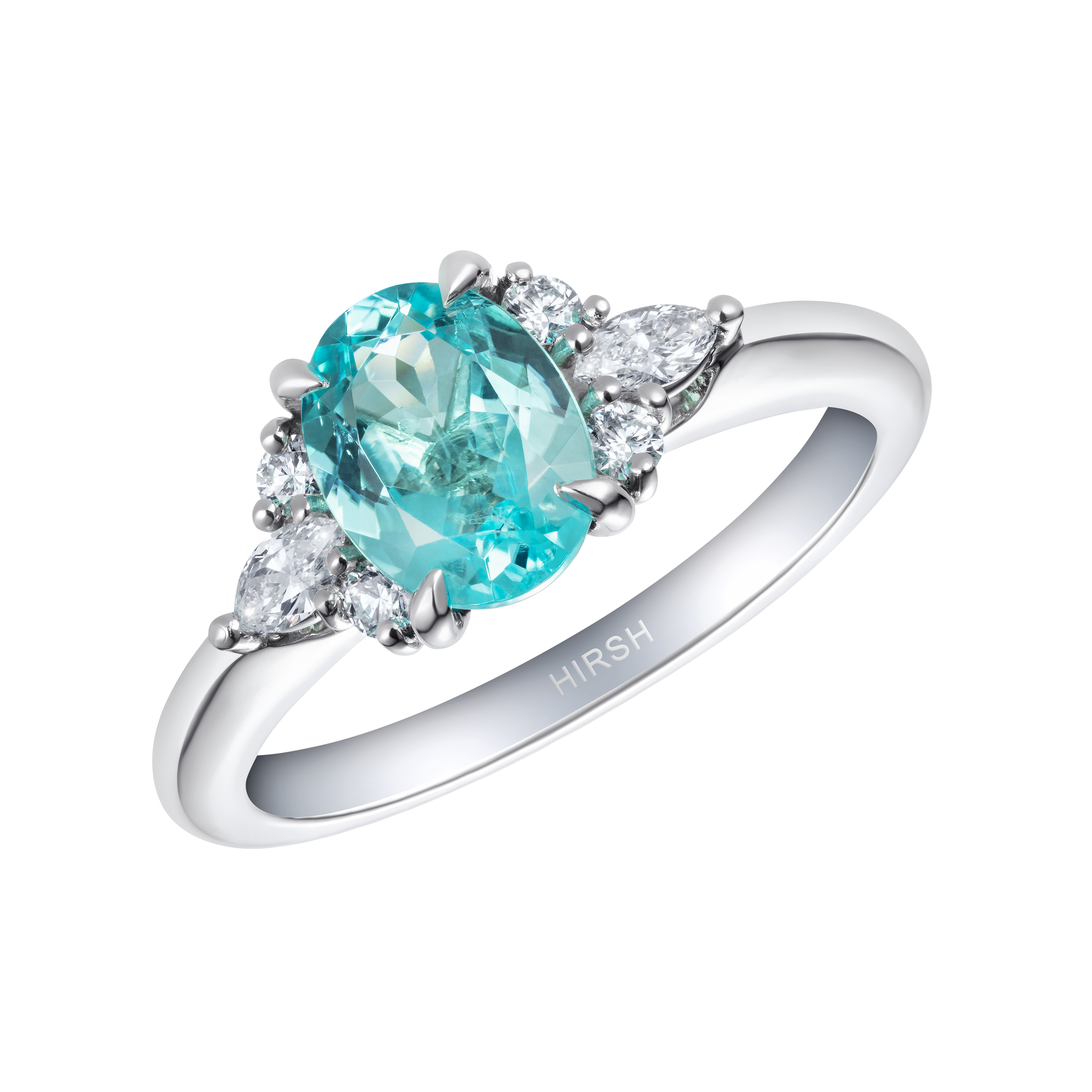 Boekwinkel Het eens zijn met Retentie Paraíba Tourmaline and Diamond Ring | 1 Carat Paraíba Tourmaline Engagement  Ring | Fine Jewellery