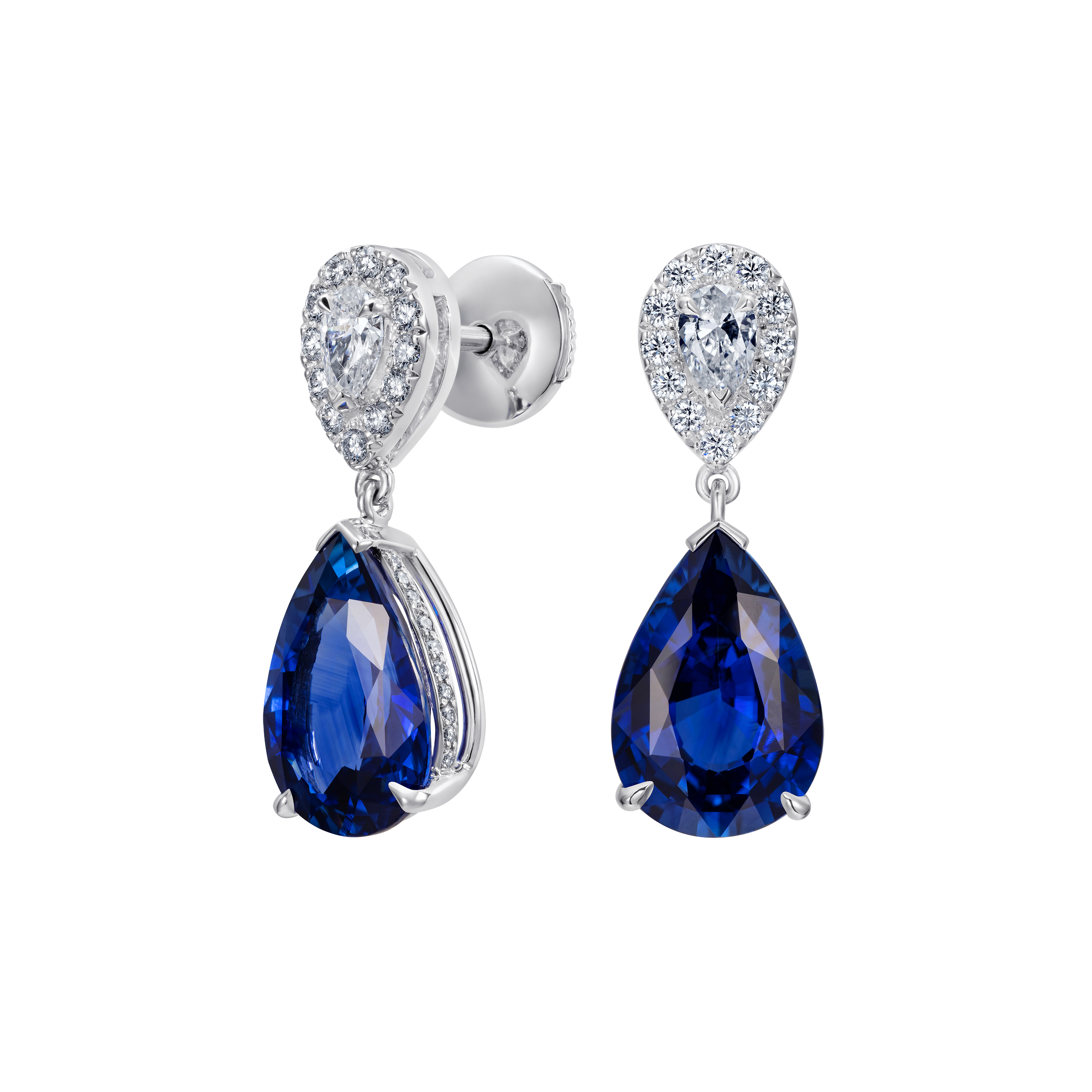 Top more than 72 sapphire and diamond earrings best - esthdonghoadian