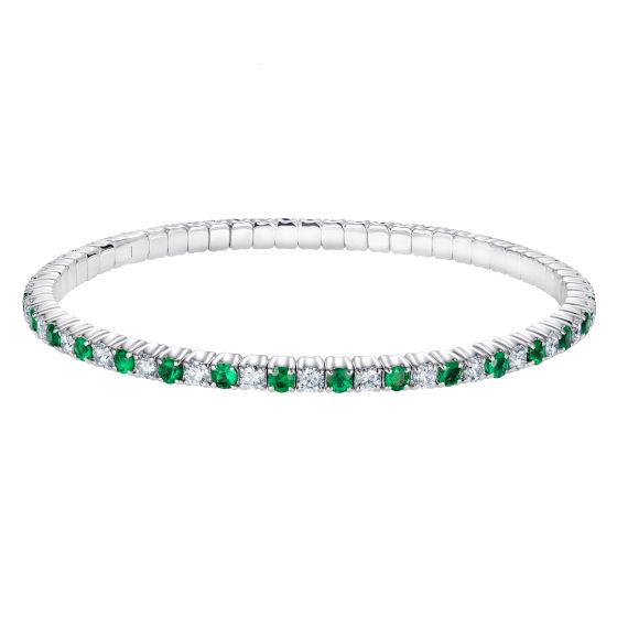 Advantage Emerald and Diamond Bracelet