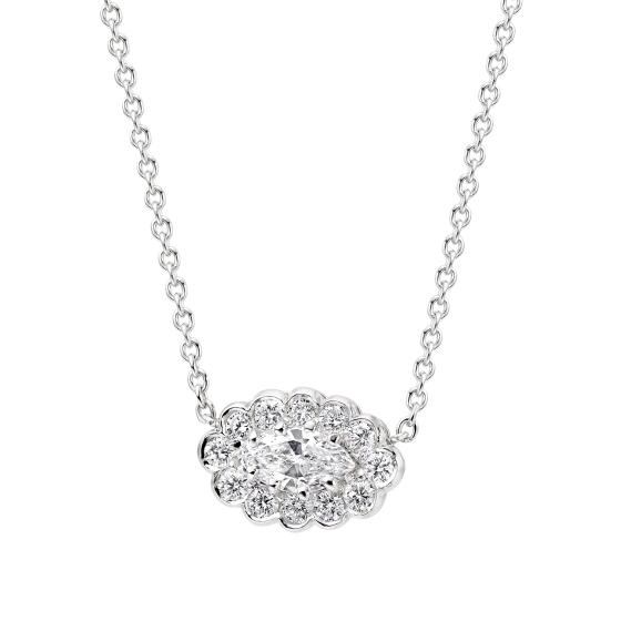 Regal Marquise Diamond Pendant