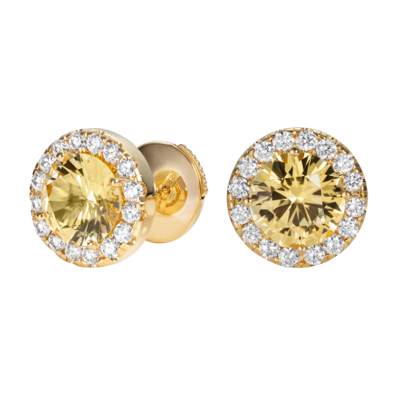Regal Yellow Sapphire Earrings