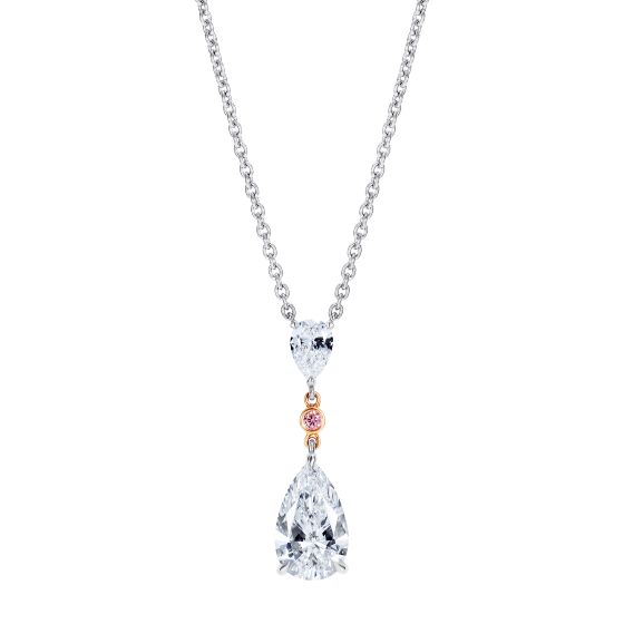 Grafton Diamond and Pink Diamond Pendant