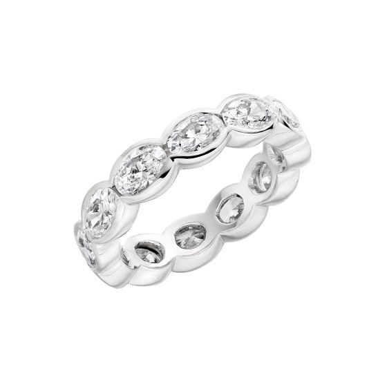 Eternity Oval Diamond Ring