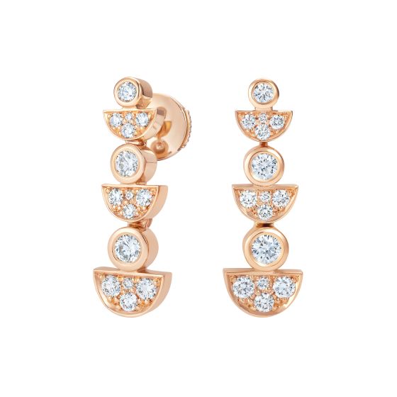 Fizz Night Drop Diamond Earrings 