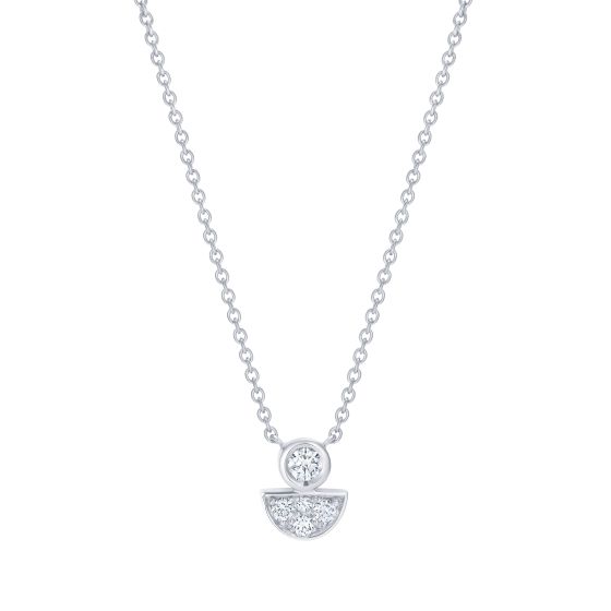 Fizz Single Motif Diamond Pendant 