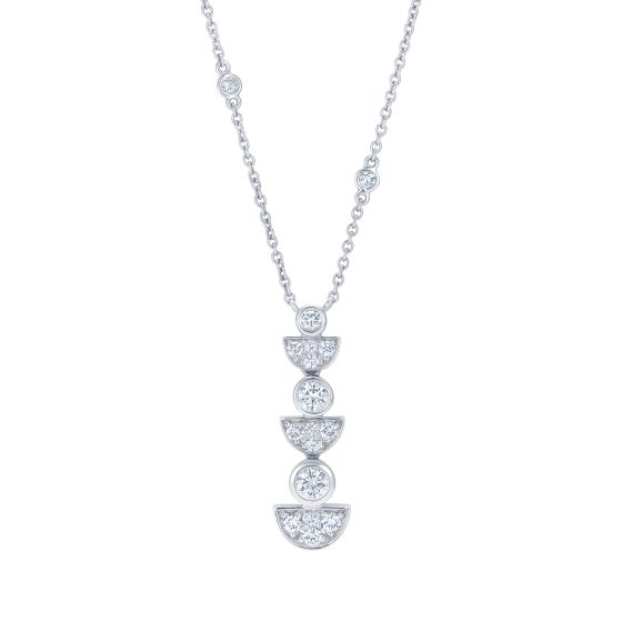 Fizz Triple Drop Diamond Pendant