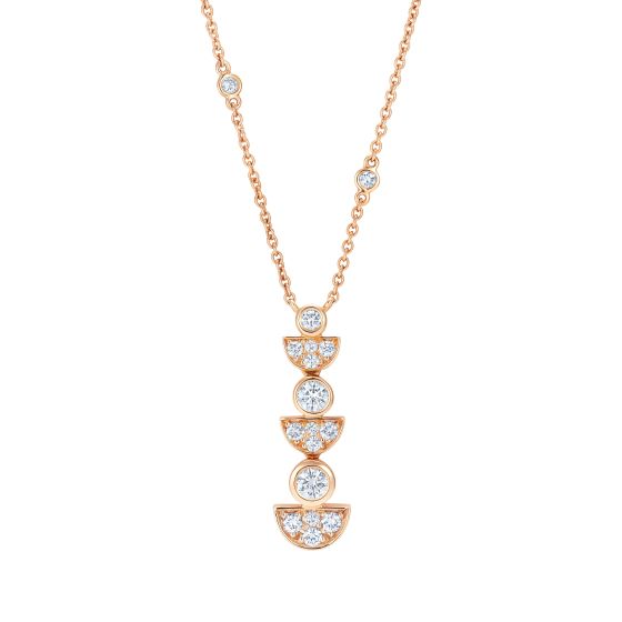 Fizz Triple Drop Diamond Pendant