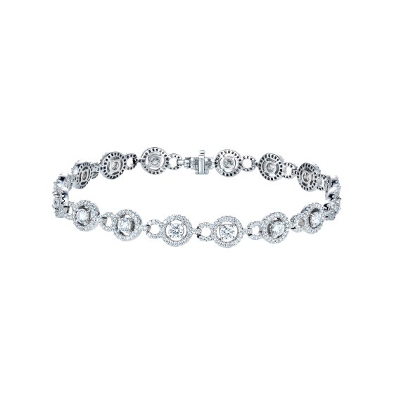 Brilliant Cut Diamond Regal Bracelet