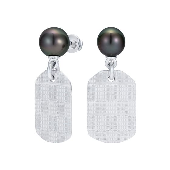 Kente Tahitian Pearl Earrings – Ozwald Boateng X Hirsh 